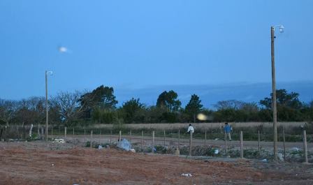 Comenzó los trabajos de  iluminación en el basural municipal