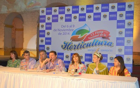 Se presentó el programa de la Fiesta Nacional de la Horticultura, en Santa Lucia