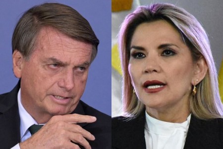 Bolsonaro admite que tuvo un encuentro reservado con Áñez.