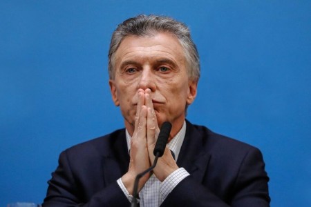 Mauricio Macri prefirió no abrir la boca.